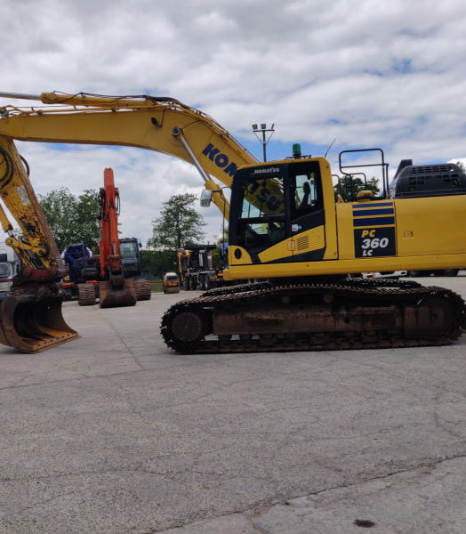 Pelle sur chenilles komatsu pc360lc